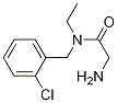 2-氨基-N-(2-氯苄基)-N-乙基乙酰胺 结构式