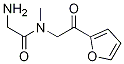 2-AMino-N-(2-furan-2-yl-2-oxo-ethyl)-N-Methyl-acetaMide Structure