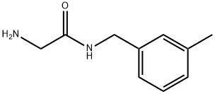 2-AMino-N-(3-Methyl-benzyl)-acetaMide 结构式