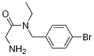 2-AMino-N-(4-broMo-benzyl)-N-ethyl-acetaMide 化学構造式