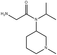 2-AMino-N-isopropyl-N-(1-Methyl-piperidin-3-yl)-acetaMide,1353974-88-5,结构式