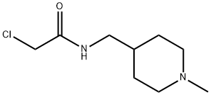 2-Chloro-N-(1-Methyl-piperidin-4-ylMethyl)-acetaMide 结构式