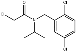 2-Chloro-N-(2,5-dichloro-benzyl)-N-isopropyl-acetaMide Struktur