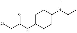 2-Chloro-N-[4-(isopropyl-Methyl-aMino)-cyclohexyl]-acetaMide Struktur