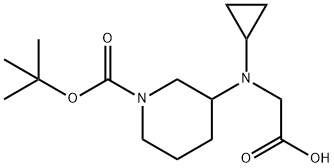 1353976-94-9 3-(CarboxyMethyl-cyclopropyl-aMino)-piperidine-1-carboxylic acid tert-butyl ester