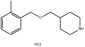 4-(2-Methyl-benzyloxyMethyl)-piperidine hydrochloride Structure