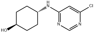 4-(6-氯-嘧啶-4-基氨基)-环己醇, 1261230-58-3, 结构式