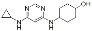 4-(6-CyclopropylaMino-pyriMidin-4-ylaMino)-cyclohexanol