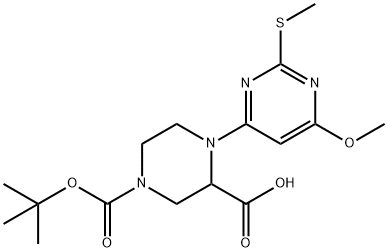 4-(6-Methoxy-2-Methylsulfanyl-pyriMidin-4-yl)-piperazine-1,3-dicarboxylic acid 1-tert-butyl ester