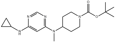 4-[(6-CyclopropylaMino-pyriMidin-4-yl)-Methyl-aMino]-piperidine-1-carboxylic acid tert-butyl ester price.