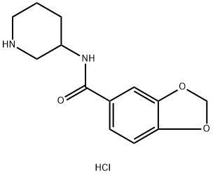Benzo[1,3]dioxole-5-carboxylic acid piperidin-3-ylaMide hydrochloride|苯并[1,3]间二氧杂环戊烯-5-羧酸哌啶-3-基酰胺盐酸盐