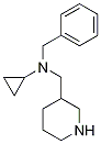 Benzyl-cyclopropyl-piperidin-3-ylMethyl-aMine 化学構造式