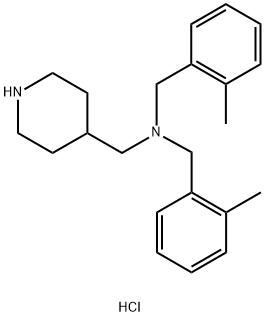 双-(2-甲基-苄基)-哌啶-4-基甲基-胺盐酸盐, 1289386-47-5, 结构式