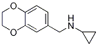 Cyclopropyl-(2,3-dihydro-benzo[1,4]dioxin-6-ylMethyl)-aMine 结构式