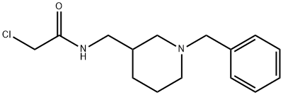 N-(1-Benzyl-piperidin-3-ylMethyl)-2-chloro-acetaMide 化学構造式