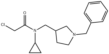 N-(1-Benzyl-pyrrolidin-3-ylMethyl)-2-chloro-N-cyclopropyl-acetaMide Structure