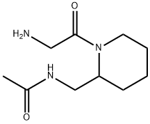 N-[1-(2-AMino-acetyl)-piperidin-2-ylMethyl]-acetaMide,1353945-55-7,结构式