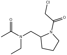 N-[1-(2-Chloro-acetyl)-pyrrolidin-2-ylMethyl]-N-ethyl-acetaMide Structure