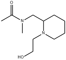 N-[1-(2-Hydroxy-ethyl)-piperidin-2-ylMethyl]-N-Methyl-acetaMide,1353976-80-3,结构式