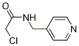 2-chloro-N-(pyridin-4-ylmethyl)acetamide Struktur