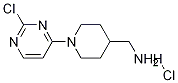 [1-(2-Chloro-pyrimidin-4-yl)-piperidin-4-yl]-methyl-amine hydrochloride Structure