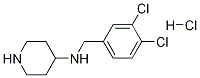 (3,4-Dichloro-benzyl)-piperidin-4-yl-amine hydrochloride Structure