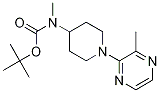 Methyl-[1-(3-methyl-pyrazin-2-yl)-piperidin-4-yl]-carbamic acid tert-butyl ester Structure