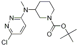 3-[(6-氯哒嗪-3-基)-甲基-氨基]-哌啶-1-羧酸叔丁基酯,1261233-41-3,结构式