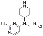 (2-氯-嘧啶-4-基)-甲基哌啶-4-基-胺盐酸盐, , 结构式