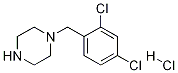 1-(2,4-Dichloro-benzyl)-piperazine hydrochloride Structure