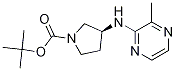 (S)-3-(3-Methyl-pyrazin-2-ylamino)-pyrrolidine-1-carboxylic acid tert-butyl ester Structure