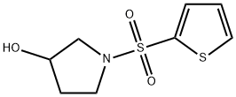 1-(噻吩-2-磺酰基)-吡咯烷-3-醇 结构式