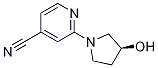 2-((S)-3-Hydroxy-pyrrolidin-1-yl)-isonicotinonitrile Struktur