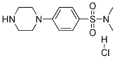 N,N-二甲基-4-(哌嗪-1-基)苯磺酰胺盐酸盐, 1185307-88-3, 结构式