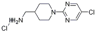 [1-(5-Chloro-pyrimidin-2-yl)-piperidin-4-yl]-methyl-amine hydrochloride 化学構造式