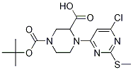 4-(6-Chloro-2-methylsulfanyl-pyrimidin-4-yl)-piperazine-1,3-dicarboxylic acid 1-tert-butyl ester price.