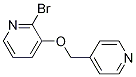 2-Bromo-3-(pyridin-4-ylmethoxy)-pyridine Struktur