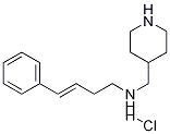 ((E)-4-Phenyl-but-3-enyl)-piperidin-4-ylMethyl-aMine hydrochloride Structure