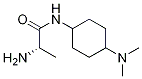 (1R,4R)-(S)-2-AMino-N-(4-diMethylaMino-cyclohexyl)-propionaMide,,结构式