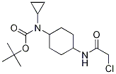 (1R,4R)-[4-(2-Chloro-acetylaMino)-cyclohexyl]-cyclopropyl-carbaMic acid tert-butyl ester Struktur