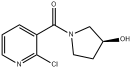 (2-Chloro-pyridin-3-yl)-((S)-3-hydroxy-pyrrolidin-1-yl)-Methanone Structure
