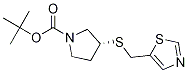 (R)-3-(Thiazol-5-ylMethylsulfanyl)-
pyrrolidine-1-carboxylic acid tert-
butyl ester