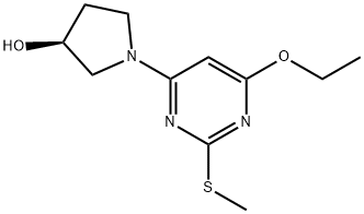 (S)-1-(6-Ethoxy-2-Methylsulfanyl-pyriMidin-4-yl)-pyrrolidin-3-ol|(S)-1-(6-乙氧基-2-甲硫基-嘧啶-4-基)-吡咯烷-3-醇