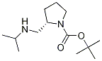 (S)-2-(IsopropylaMino-Methyl)-pyrrolidine-1-carboxylic acid tert-butyl ester Structure