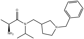 (S)-2-AMino-N-(1-benzyl-pyrrolidin-3-ylMethyl)-N-isopropyl-propionaMide Structure