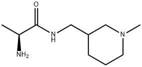 (S)-2-AMino-N-(1-Methyl-piperidin-3-ylMethyl)-propionaMide Struktur
