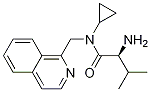 (S)-2-AMino-N-cyclopropyl-N-isoquinolin-1-ylMethyl-3-Methyl-butyraMide,,结构式
