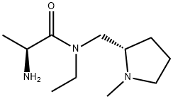 (S)-2-AMino-N-ethyl-N-((S)-1-Methyl-pyrrolidin-2-ylMethyl)-propionaMide Structure
