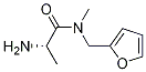 (S)-2-AMino-N-furan-2-ylMethyl-N-Methyl-propionaMide 化学構造式