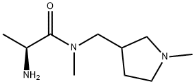 (S)-2-AMino-N-Methyl-N-(1-Methyl-pyrrolidin-3-ylMethyl)-propionaMide Structure